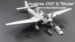 Junkers JU 87B Stuka Italeri 1/48.Building&cockpit painting (Part 1)
