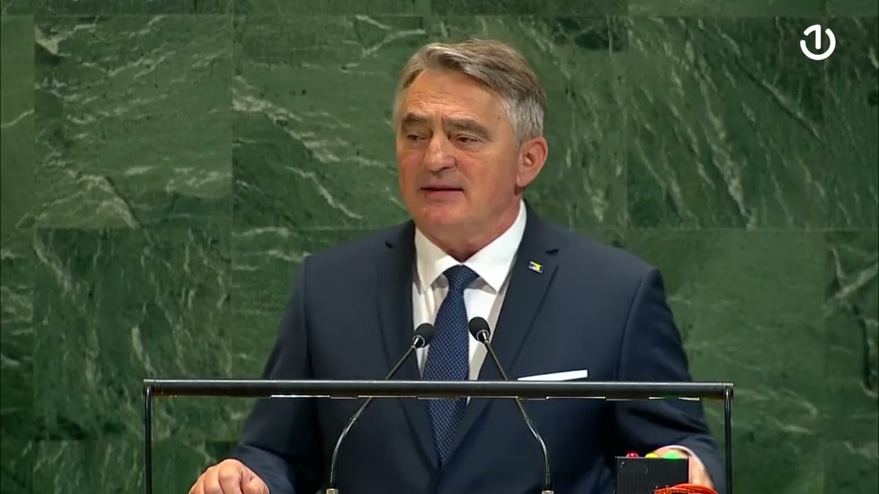 Željko Komšić pred Generalnom skupštinom Ujedinjenih nacija