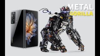 I TURN a FOLDABLE SMARTPHONE into OPTIMUS PRIMAL of TRANSFORMERS BEAST WARS/METAL GORILLA