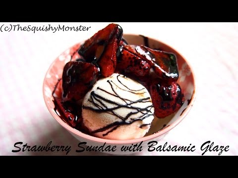 Strawberry Balsamic Sundae Recipe