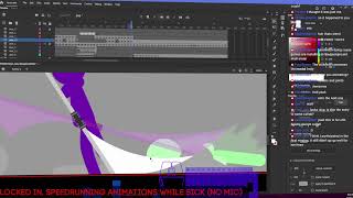 Speedrunning animation while sick (No Mic)