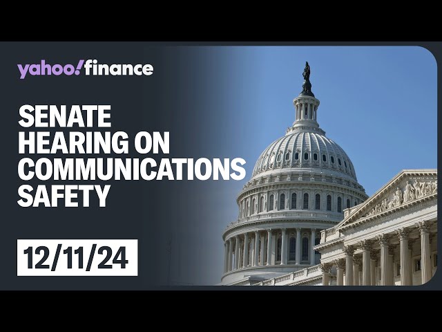 LIVE: Senate hearing to examine communications networks safety and security