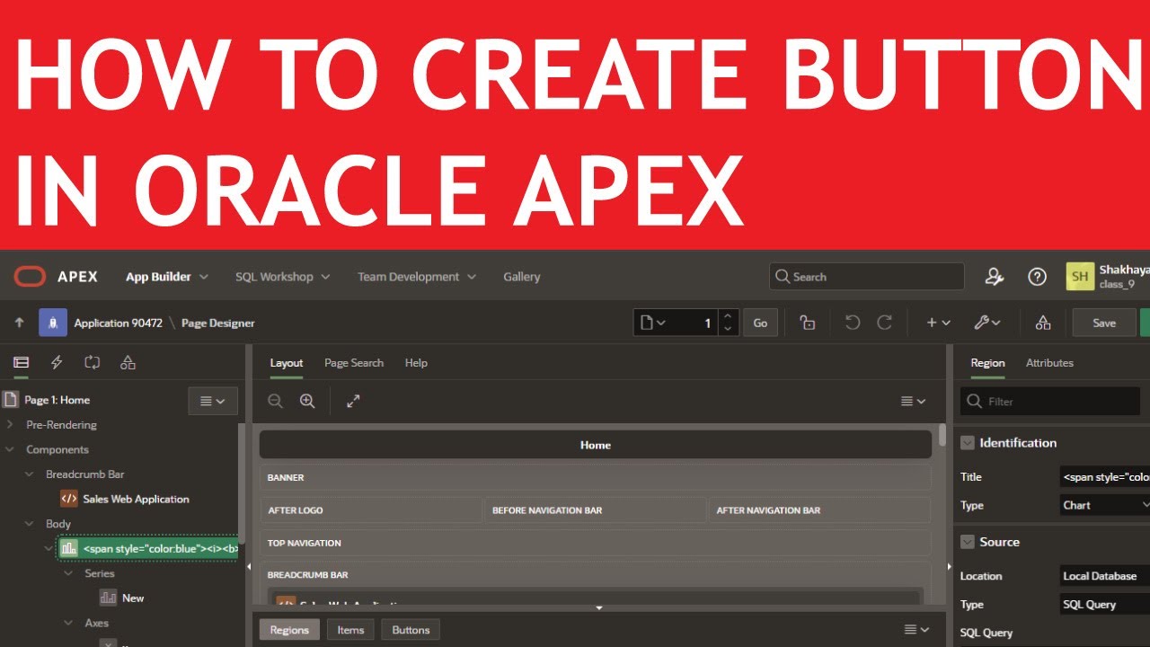 HOW TO CREATE VIEW BUTTON IN ORACLE APEX || #oracle #apex #create # ...