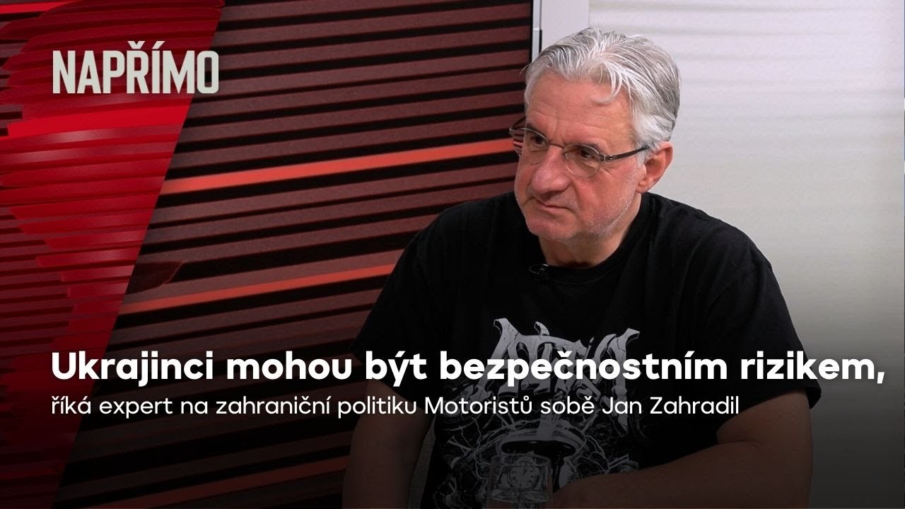 Zahradil: Ukrajinci v Česku mohou být po válce bezpečnostním rizikem | Kuloáry Napřímo