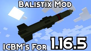Minecraft Balistix Mod Shoutout | A ICBM Missiles Mod For 1.16.5