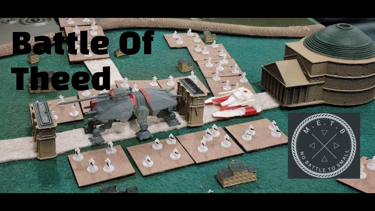 Battle of Theed - 6mm Star Wars Miniature AAR