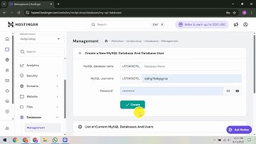How To Import SQL Database in Hostinger