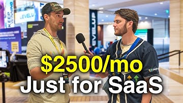 How He Gets $2K/mo SaaS Clients Organically (No Ads)