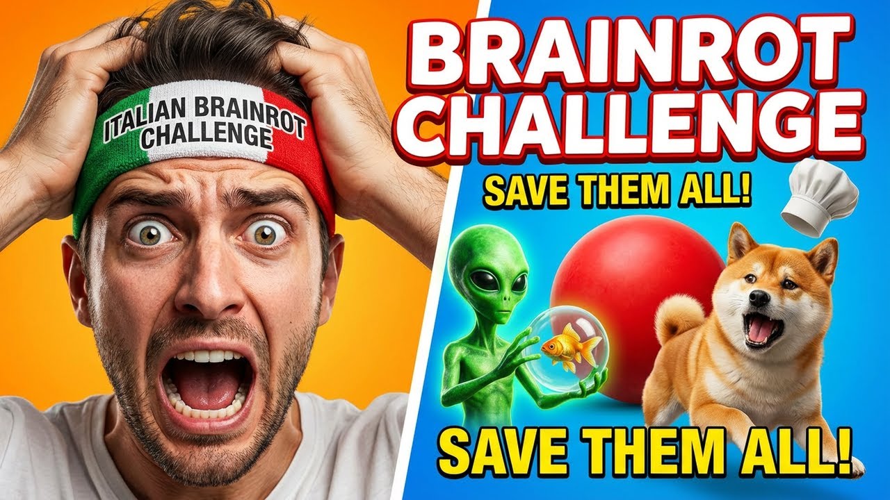 Save The Fish,Find The Alien 2,Save The Dog,Italian Brainrot Challenge