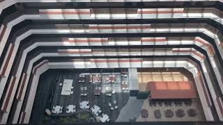 Glass Kone “Fmr Montgomery” traction elevators @ Embassy Suites La Jolla, CA