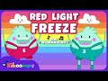 Red Light Freeze Dance - THE KIBOOMERS Preschool Songs - Brain Break