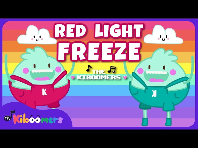 Red Light Freeze Dance - THE KIBOOMERS Preschool Songs - Brain Break class=