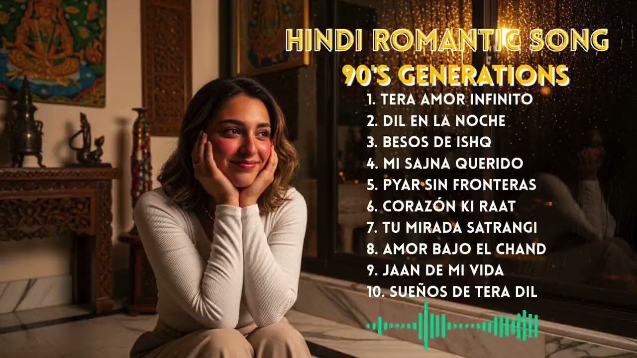 90s Bollywood Slow Love Songs 🎧 Soft Romantic Night Playlist