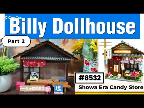 DIY Billy Dollhouse #8532 - Candy Store English Tutorial Part 2