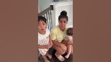 Thumbnail of Mom daughter and son see a ghost in the room and tell dad to check then this happens #shorts