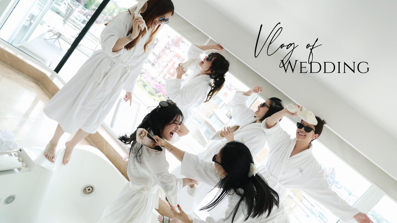 小心⚠️畫面太真實😂摯愛們視角的婚禮：3天吃喝玩樂聯合主持vlog記錄💍🇨🇦