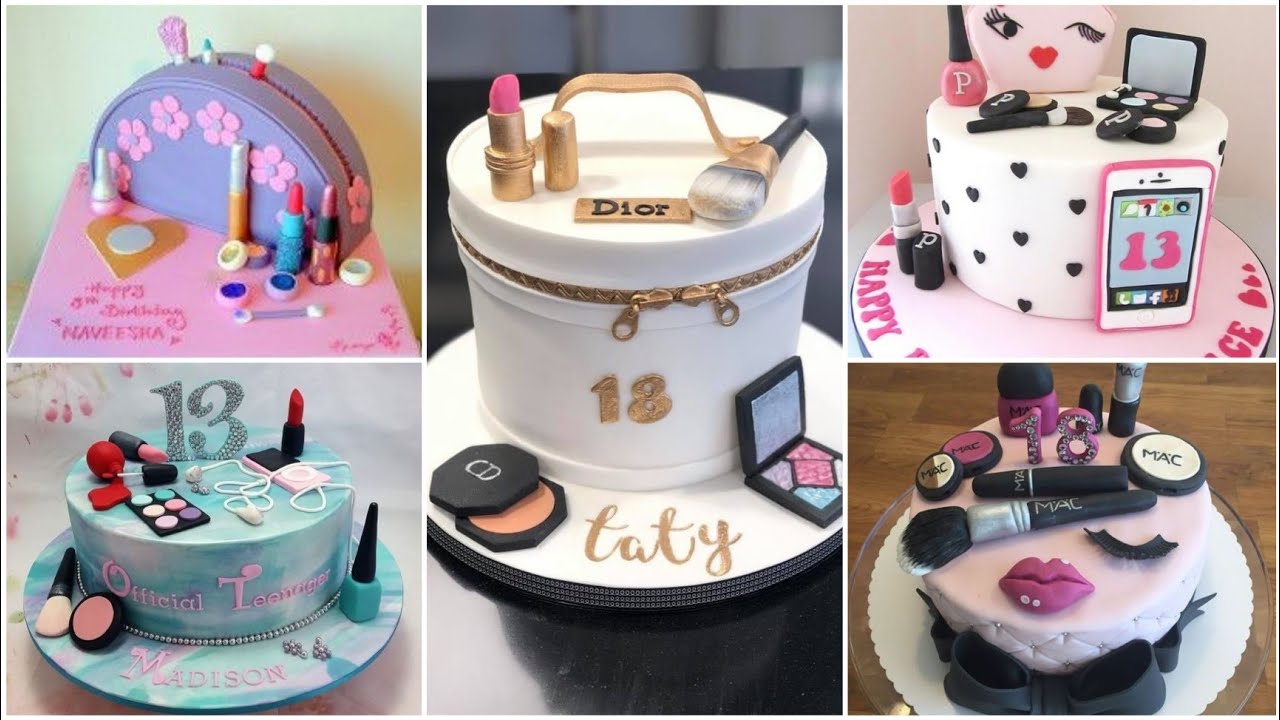 Makeup Cake Designs For