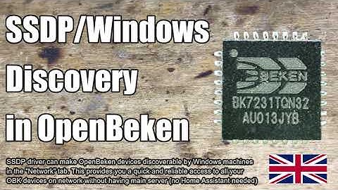 SSDP Discovery in OpenBeken - get your BK7231 (BL602, W600, etc..) devices visible in Windows