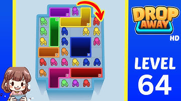 Drop Away Level 64 Solution Walkthrough