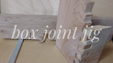 A unique box joint jig