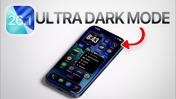 iOS 26.1 - Enable ULTRA Dark Mode on iPhone