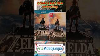 Comparacion unboxing de las versiones de ZELDA BREATH OF THE WILD.