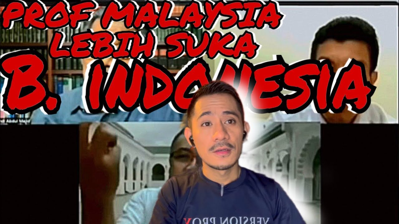 Serius Prof?❗️ Pengakuan Jujur PROF MALAYSIA Suka Bahasa Indonesia Karna Lebih Terbuka🇮🇩