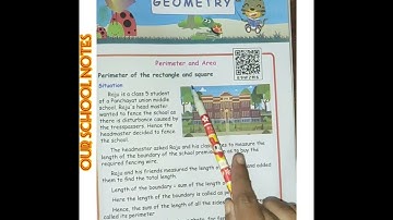 5th Std Maths- Term 3 -Unit 1 Geometry -Perimeter of Rectangle and Square (Page no.:1)