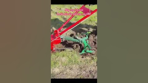 Máy Cày Đất Bánh Xích Mini Máy Xới Đất Nông Nghiệp Máy Vun Luống Ngô Đa Năng