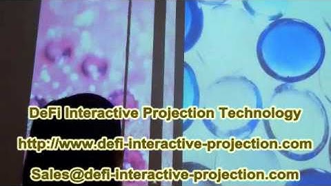 DEFI Interactive floor projection system with 74 effects from $120 to $200