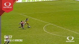 Futbol Retro América 5 - 3 Veracruz. 1989-90 Televisa Deportes