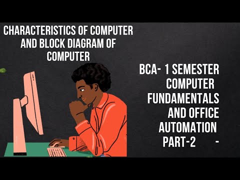 block diagram of computer | characteristic of computer| bca - YouTube