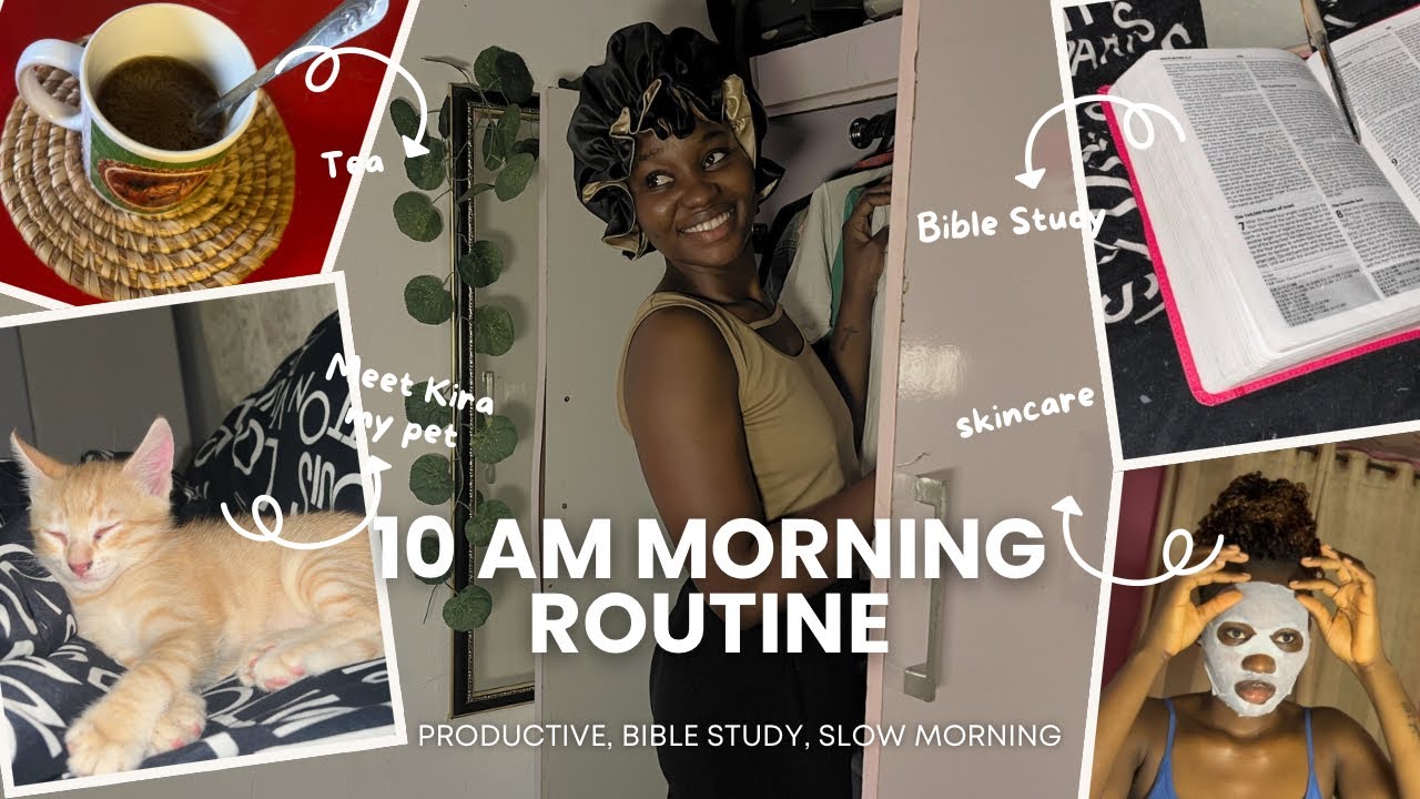Morning Routine | Day in my life | Living alone in Nigeria 🫧Productive, Slow Bible Study 