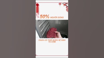 50% người dùng chưa có thói quen vệ sinh tủ cơm công nghiệp