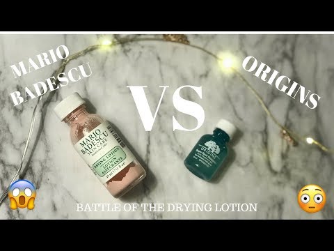 WHICH ONE IS WORTH YOUR MONEY? | MARIO BADESCU VS ORIGINS | ACNE SPOT REMOVER|