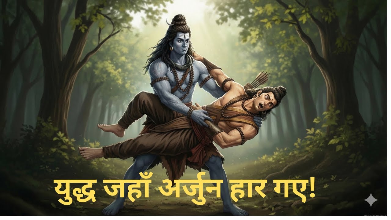 जब अर्जुन ने भगवान शिव से युद्ध किया! 😱 | महादेव का किरात अवतार | Arjuna vs Shiva Epic Battle