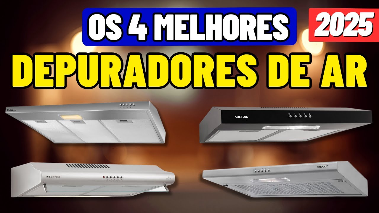 TOP 4 MELHORES DEPURADORES DE AR 2025. Qual o Melhor Depurador de Ar ...