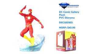 DC Comic Gallery Flash PVC Diorama Unboxing   360