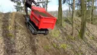 ACE 1000 a 1000 Kg payload tracked dumper