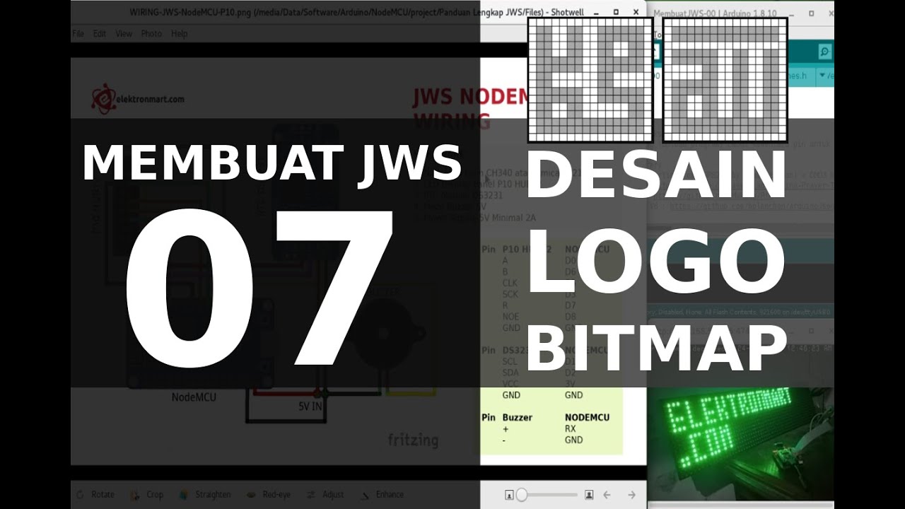 Membuat JWS 07 Desain Logo Bitmap YouTube 