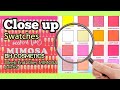 MIMOSA palette SWATCHES | BH COSMETICS Week-End Vibes | Close Up