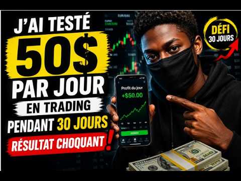 J’ai testé 50$ par jour en trading pendant 30 jours (résultat choquant)