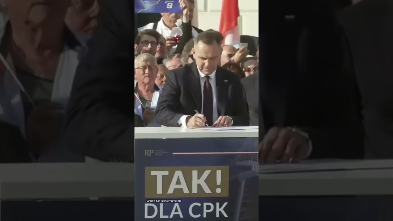 NAWROCKI PODPISUJE "STARY" PROJEKT CPK