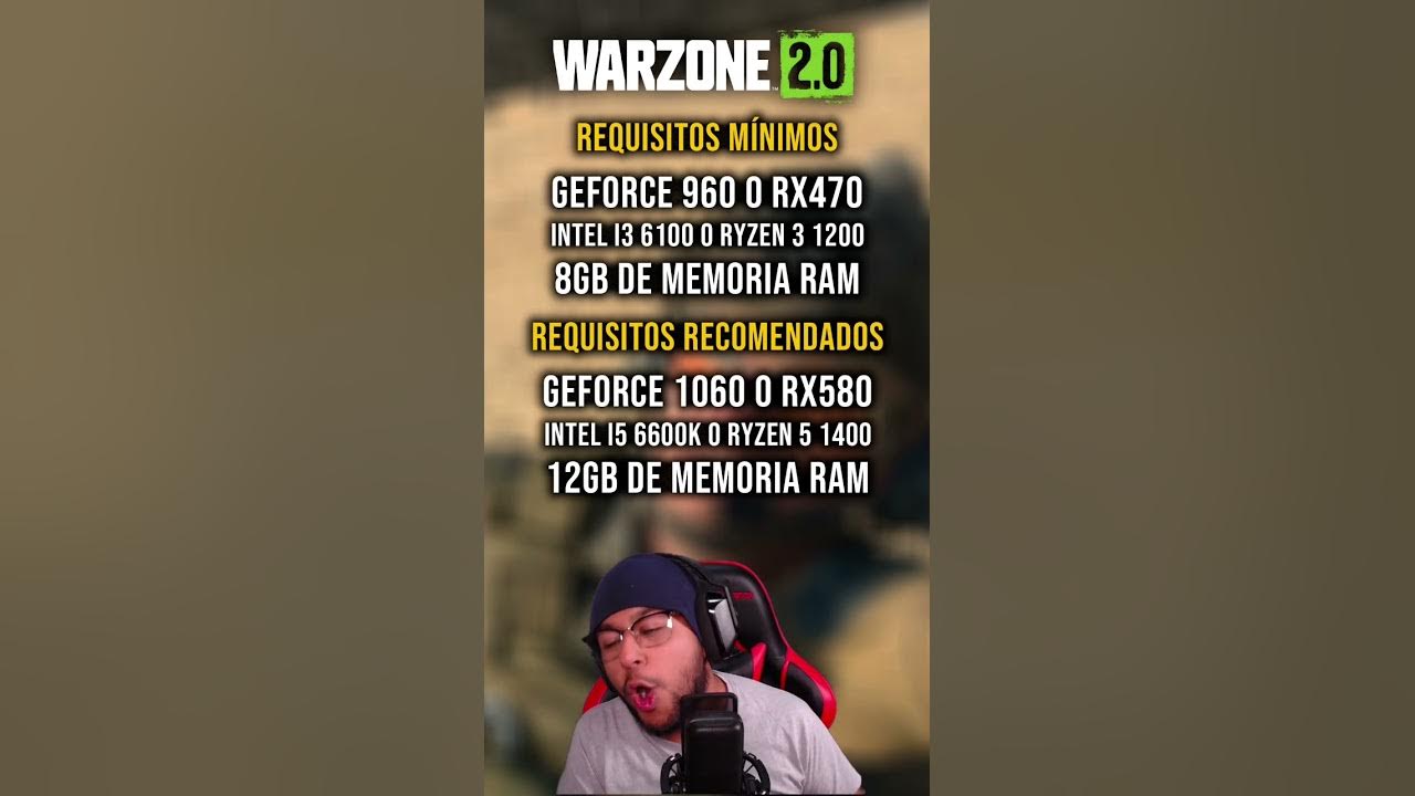 Call of Duty Warzone 2.0: requisitos mínimos y recomendados para jugar en  PC - Meristation