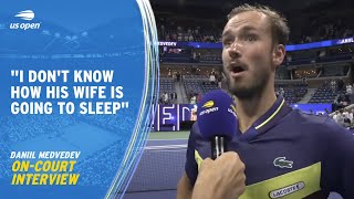 Daniil Medvedev On-Court Interview | 2023 US Open Round 3 Daniil Medvedev On-Court Interview | 2023 US Open Round 3