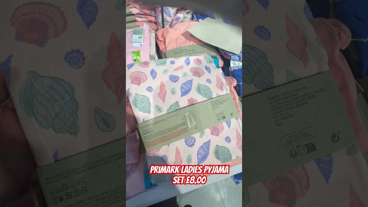 Primark ladies pyjama set