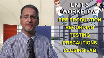 PART 1 UNIT 3 RECORDING WORKFLOW INTRODUCTION (第一部份第三單元介紹)