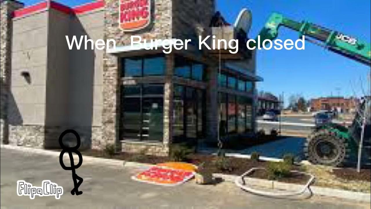 When Burger King closed YouTube