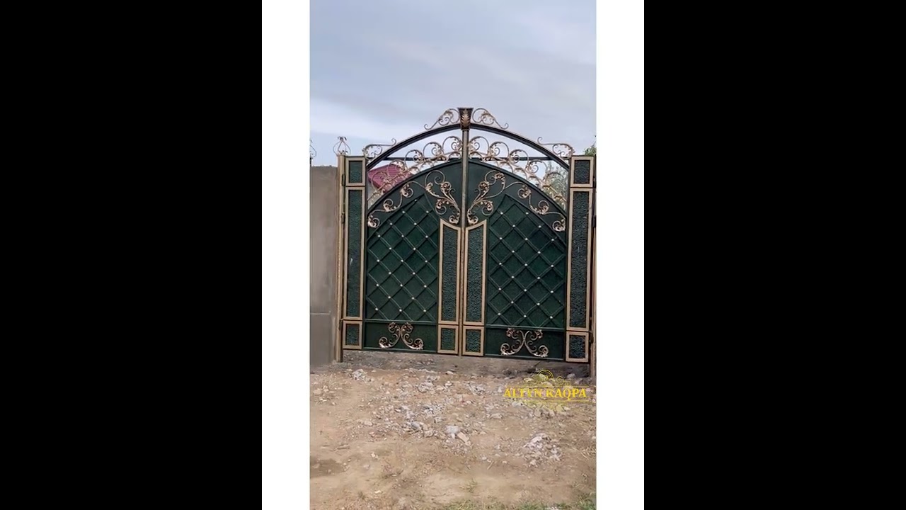 Ворота - установка. ALTYN KAQPA.