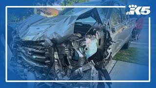 Woman hit, killed by suspected drunk driver with child in truck